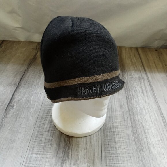 Harley Davidson Reversible Beanie Cap - Picture 8 of 9